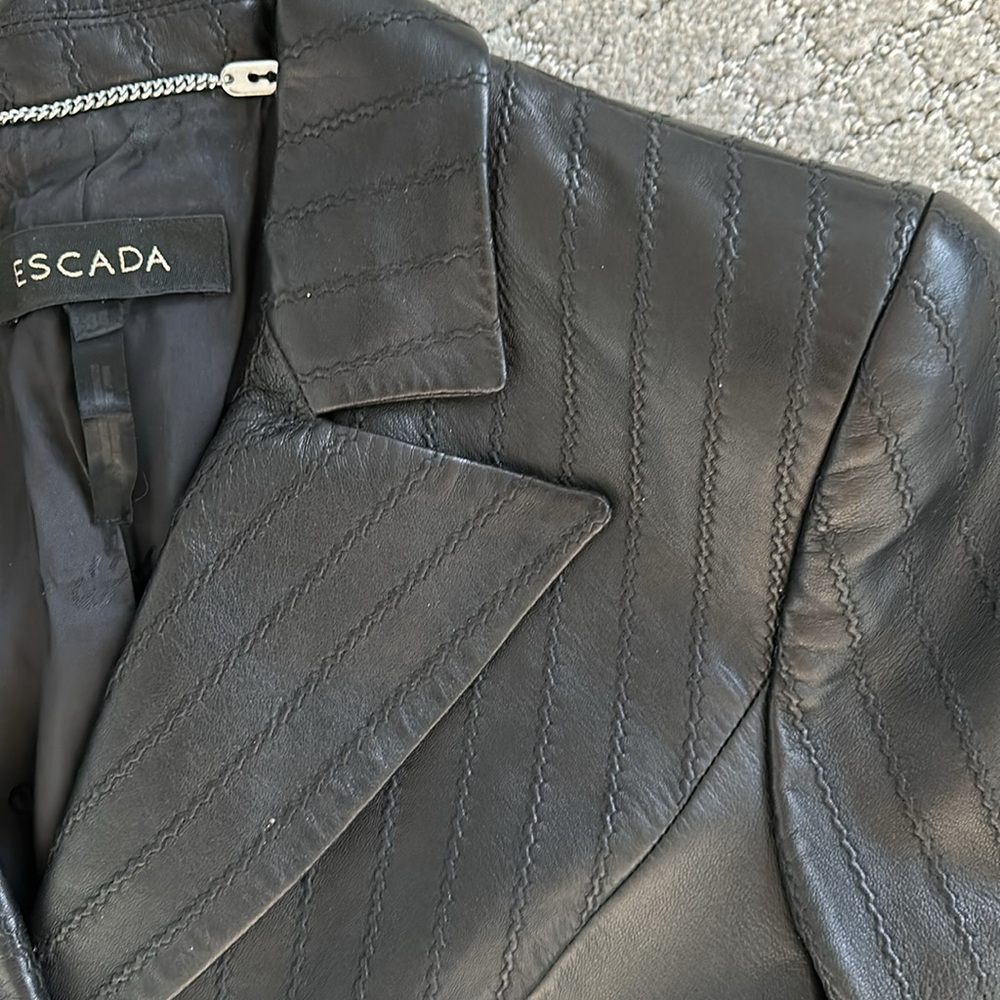 Escada Leather Jacket - image 3